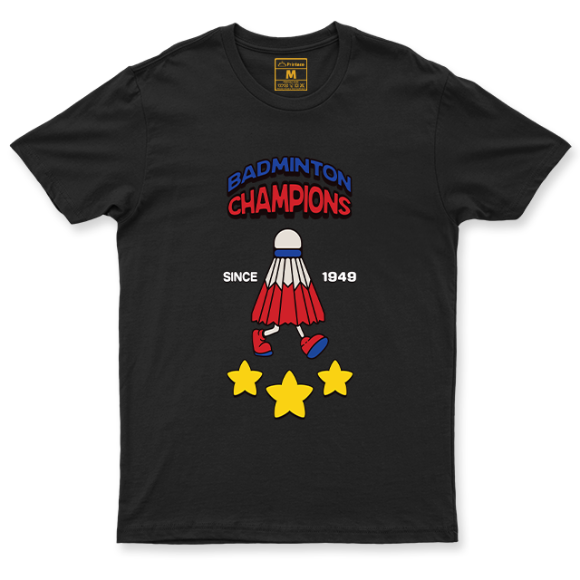 Drifit Shirt: Badminton Champions