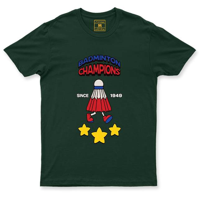 Drifit Shirt: Badminton Champions