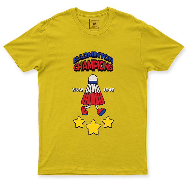 Drifit Shirt: Badminton Champions