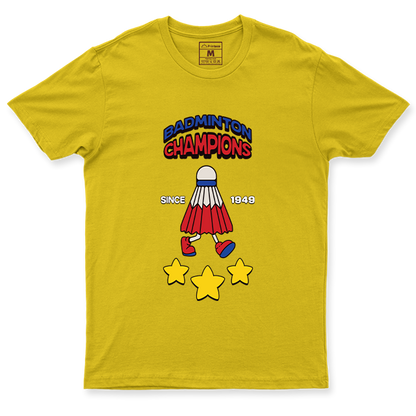 Drifit Shirt: Badminton Champions