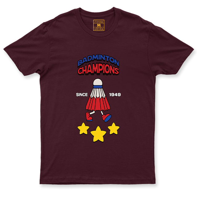 Drifit Shirt: Badminton Champions