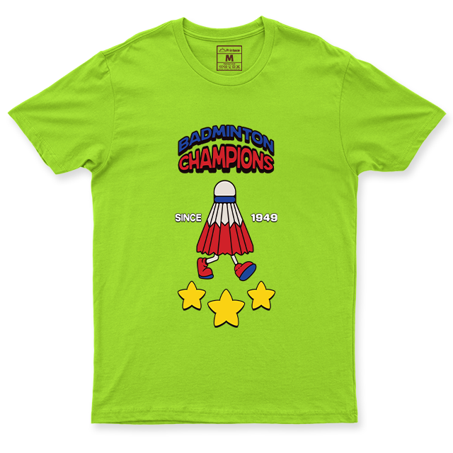 Drifit Shirt: Badminton Champions