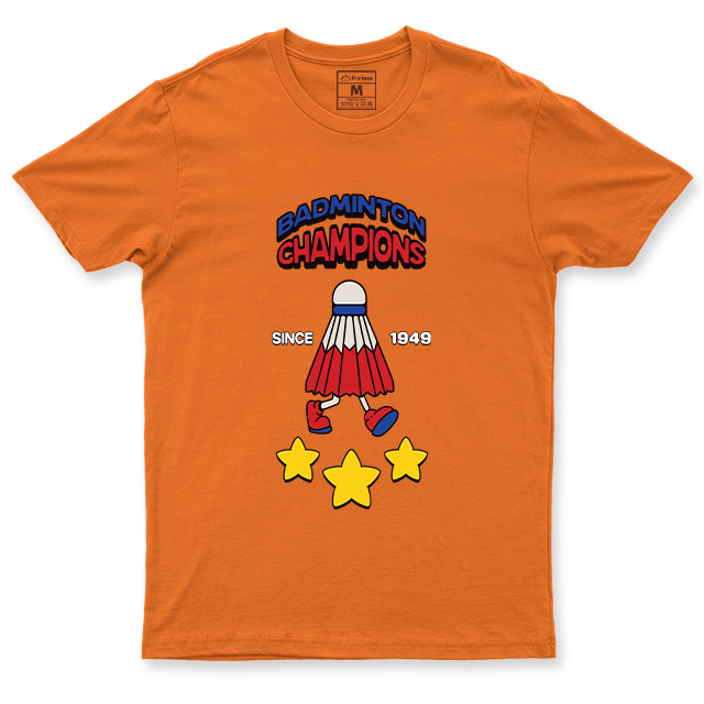 Drifit Shirt: Badminton Champions