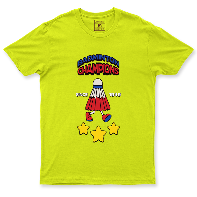 Drifit Shirt: Badminton Champions