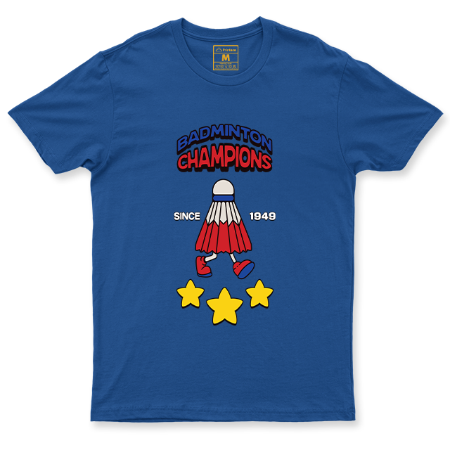 Drifit Shirt: Badminton Champions