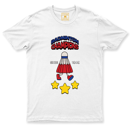 Drifit Shirt: Badminton Champions