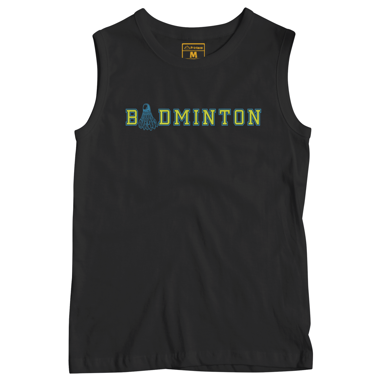 Sleeveless Drifit Shirt: Badminton Varsity