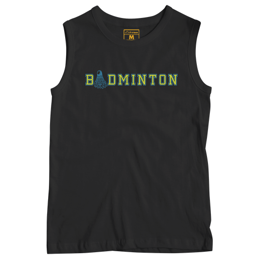 Sleeveless Drifit Shirt: Badminton Varsity