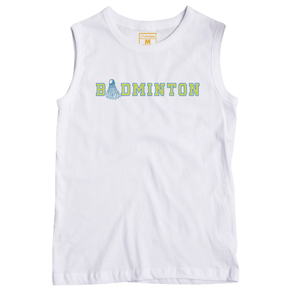 Sleeveless Drifit Shirt: Badminton Varsity