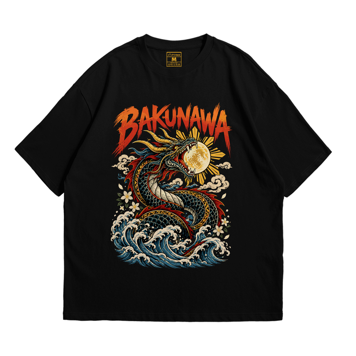 Premium Oversized Cotton Shirt: Bakunawa