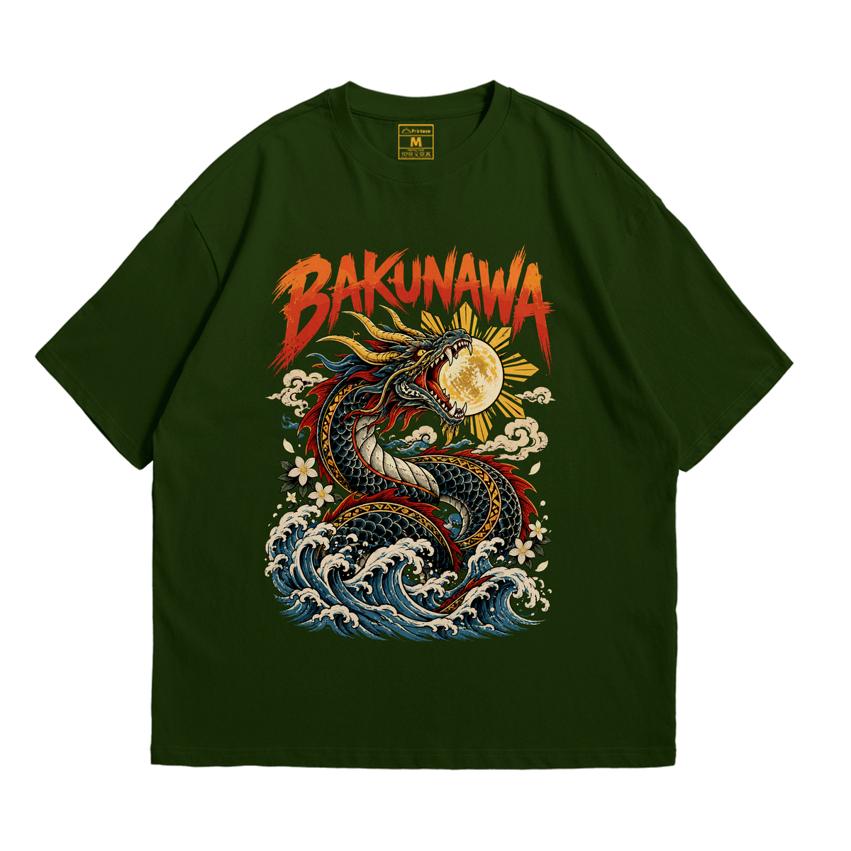 Premium Oversized Cotton Shirt: Bakunawa