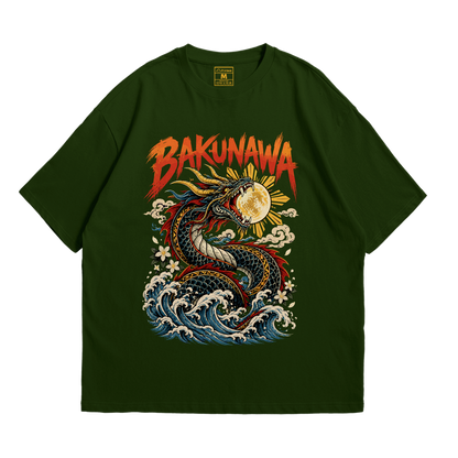 Premium Oversized Cotton Shirt: Bakunawa