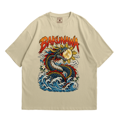 Premium Oversized Cotton Shirt: Bakunawa