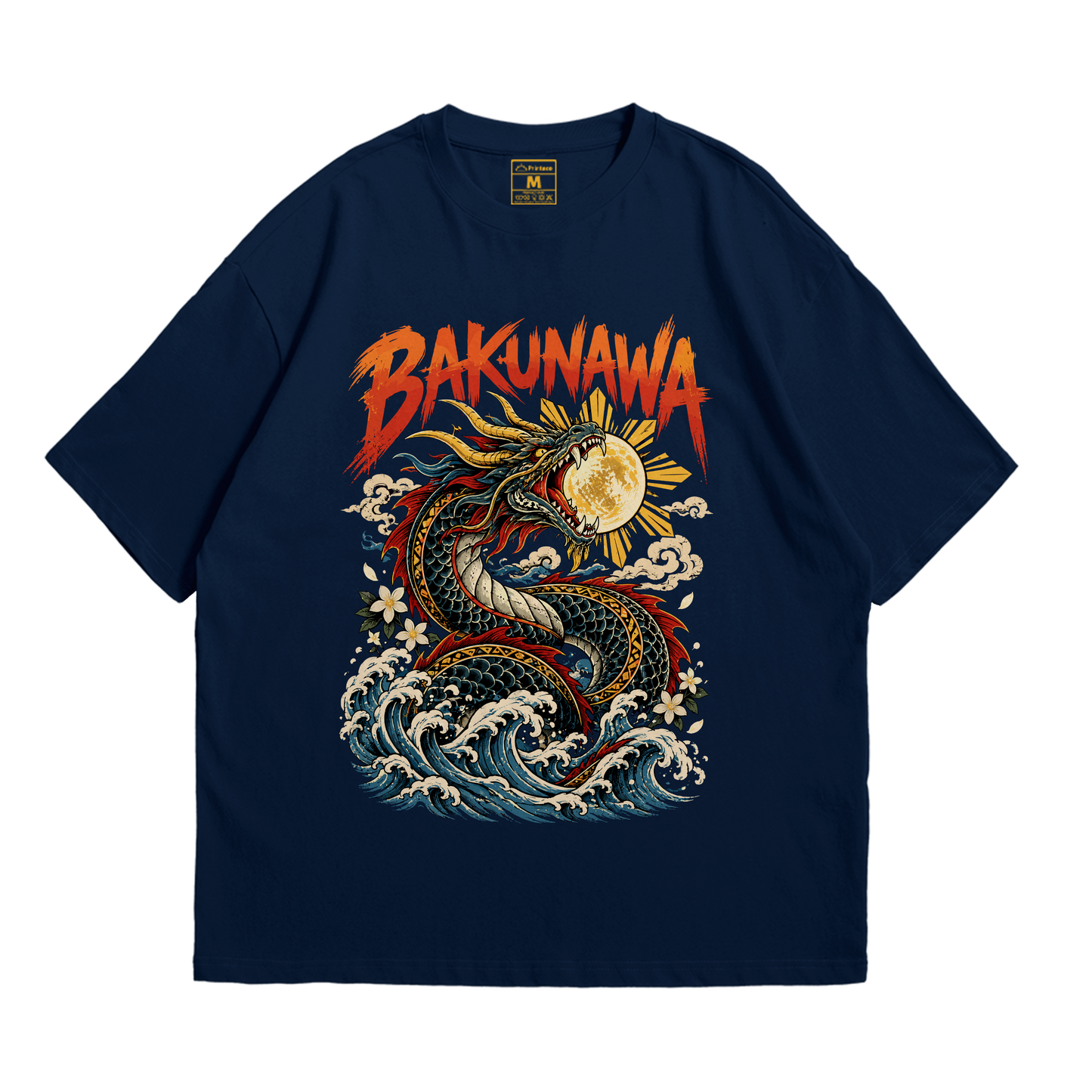 Premium Oversized Cotton Shirt: Bakunawa