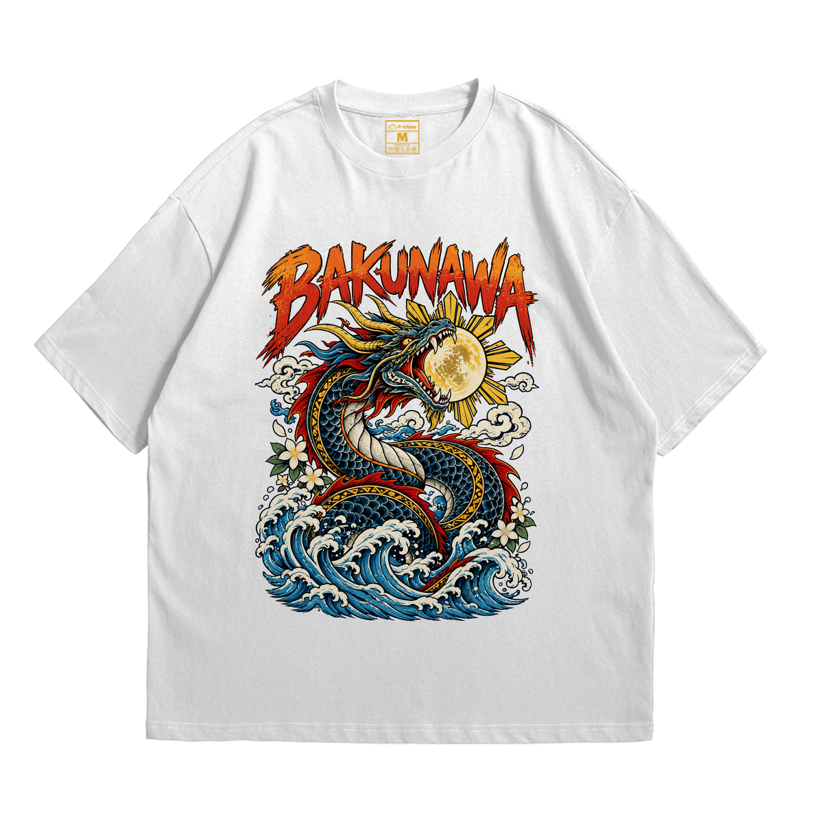 Premium Oversized Cotton Shirt: Bakunawa