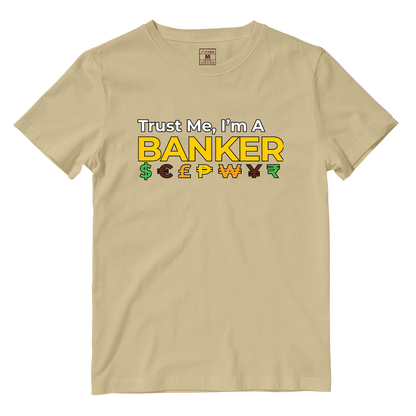 Cotton Shirt: Banker Currency