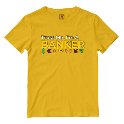 Cotton Shirt: Banker Currency