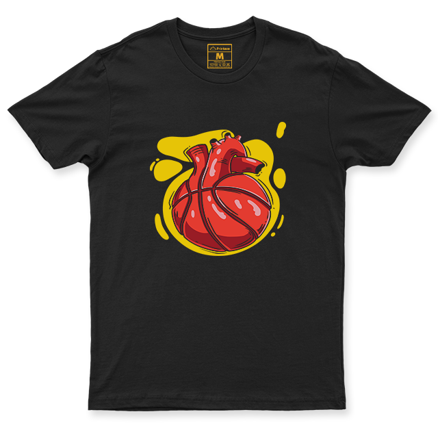 Drifit Shirt: Basketball Heart