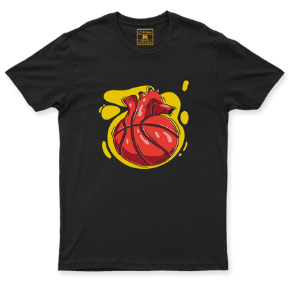 Drifit Shirt: Basketball Heart