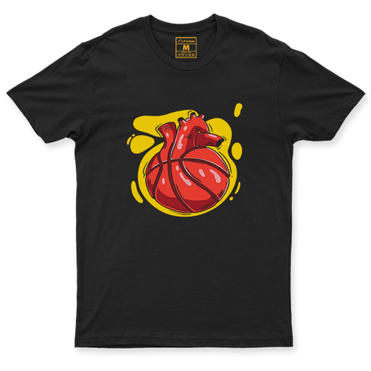 Drifit Shirt: Basketball Heart