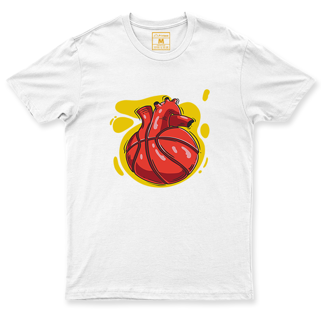 Drifit Shirt: Basketball Heart