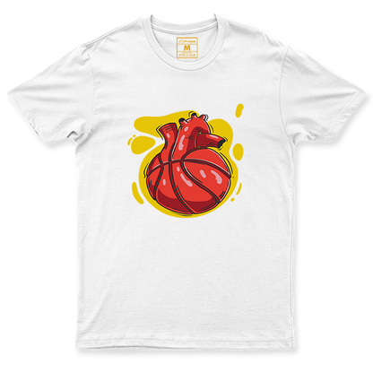 Drifit Shirt: Basketball Heart