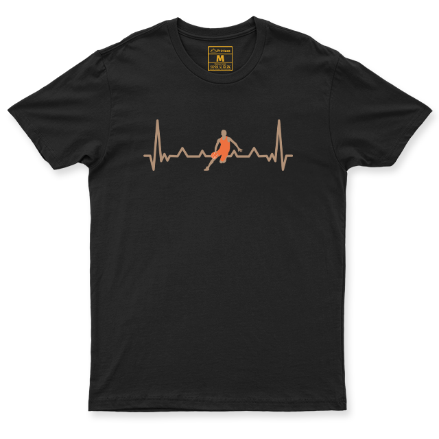 Drifit Shirt: Basketball Heartbeat