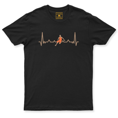 Drifit Shirt: Basketball Heartbeat