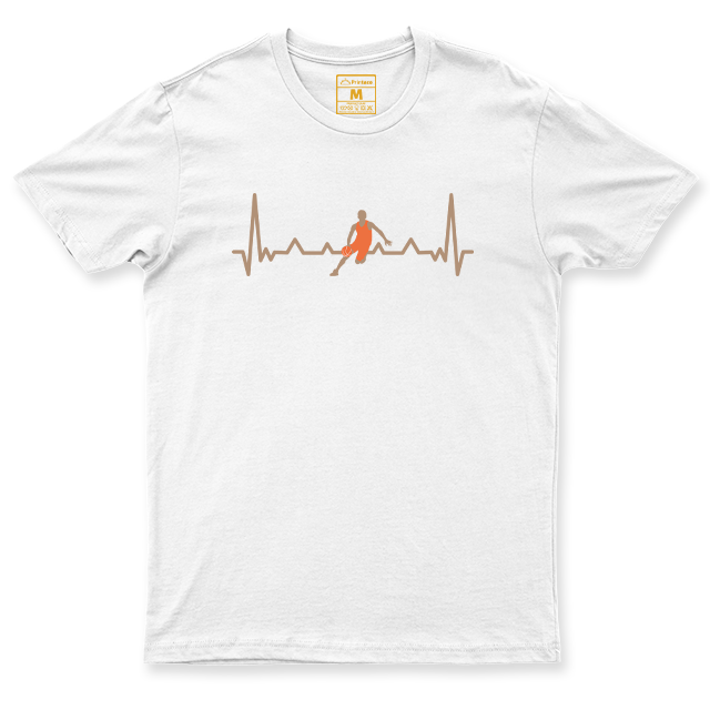 Drifit Shirt: Basketball Heartbeat