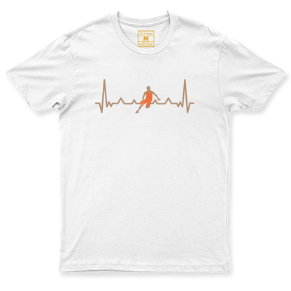 Drifit Shirt: Basketball Heartbeat