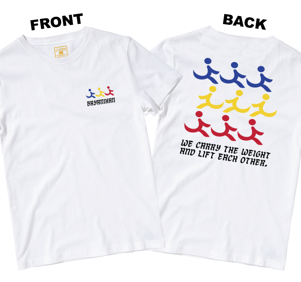 Cotton Shirt: Bayanihan (Front and Back)