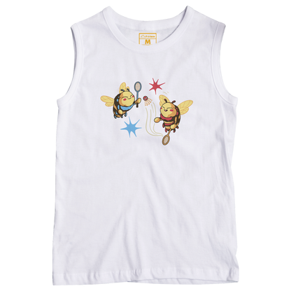 Sleeveless Drifit Shirt: Beeminton