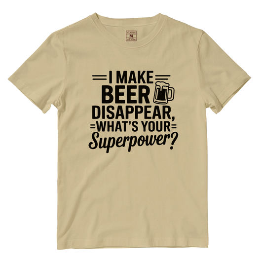 Cotton Shirt: Beer Disappear