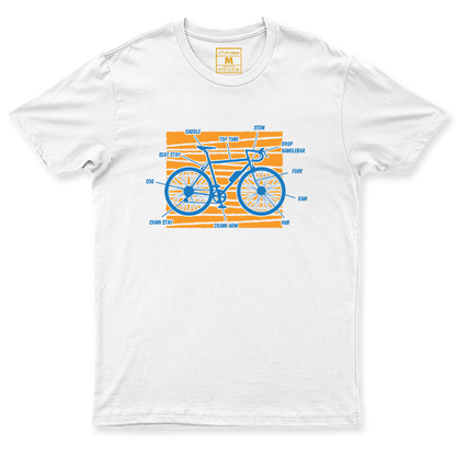 Drifit Shirt: Bicycle Anatomy