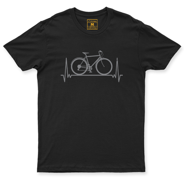Drifit Shirt: Bicycle Heartbeat
