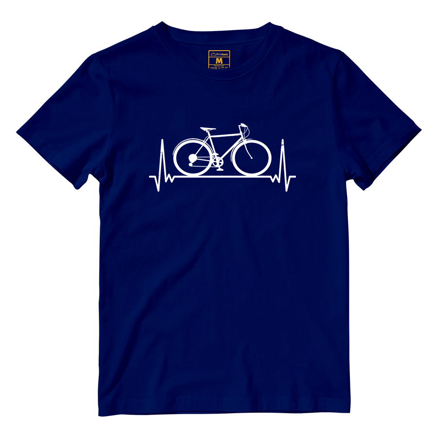 Cotton Shirt: Bicycle Heartbeat