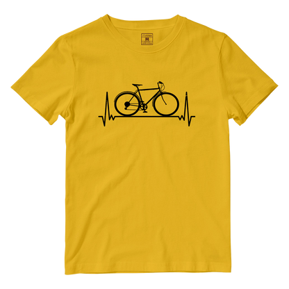 Cotton Shirt: Bicycle Heartbeat