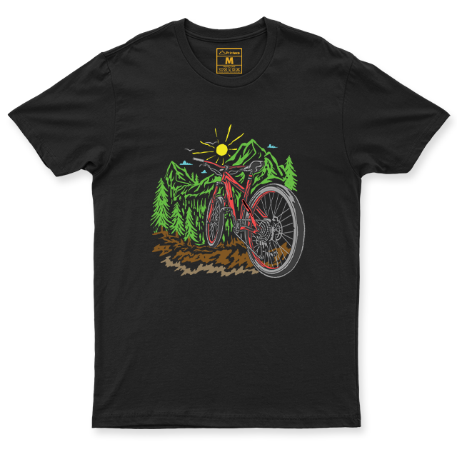 Drifit Shirt: Bicycle Nature