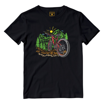 Cotton Shirt: Bicycle Nature