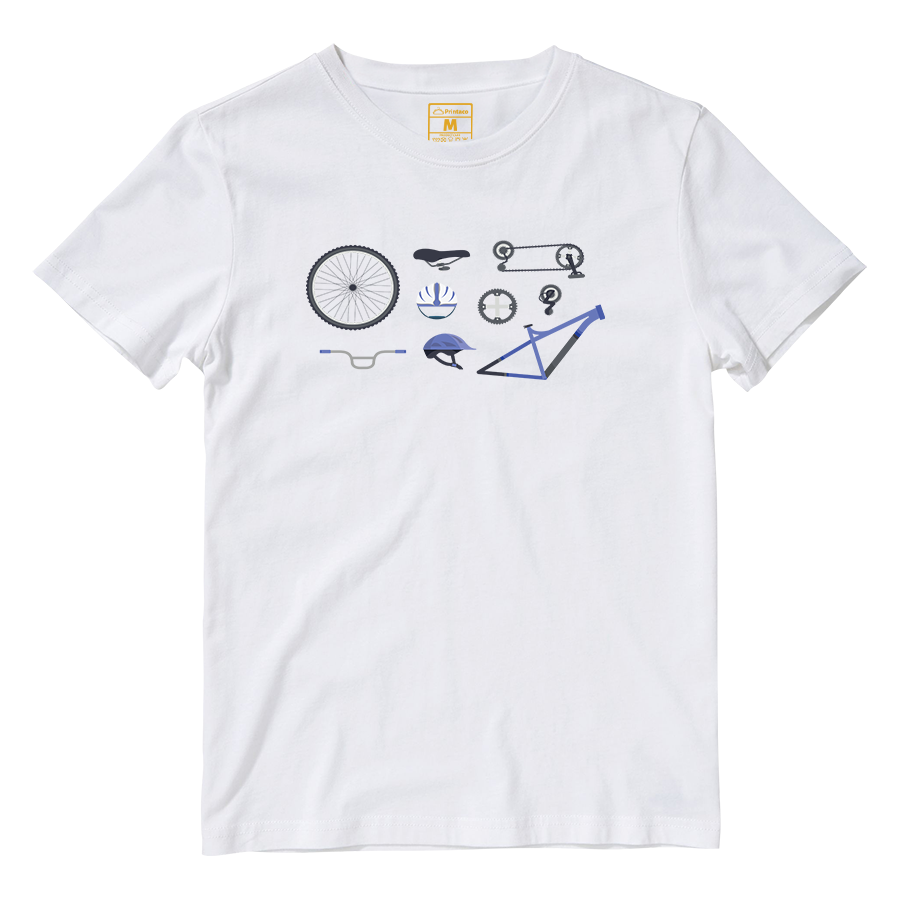 Cotton Shirt: Bicycle Parts