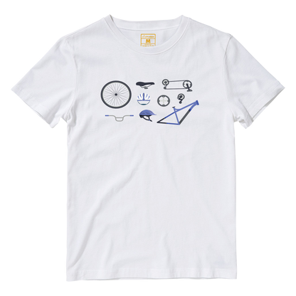 Cotton Shirt: Bicycle Parts