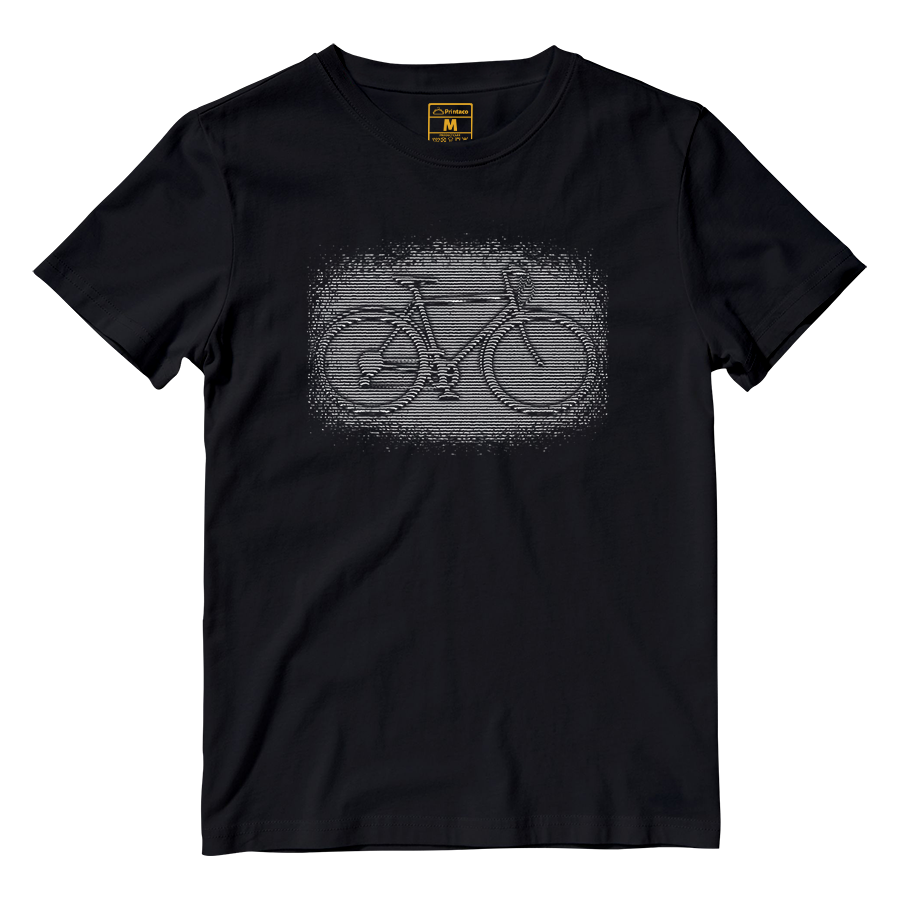 Cotton Shirt: Bike Illusion