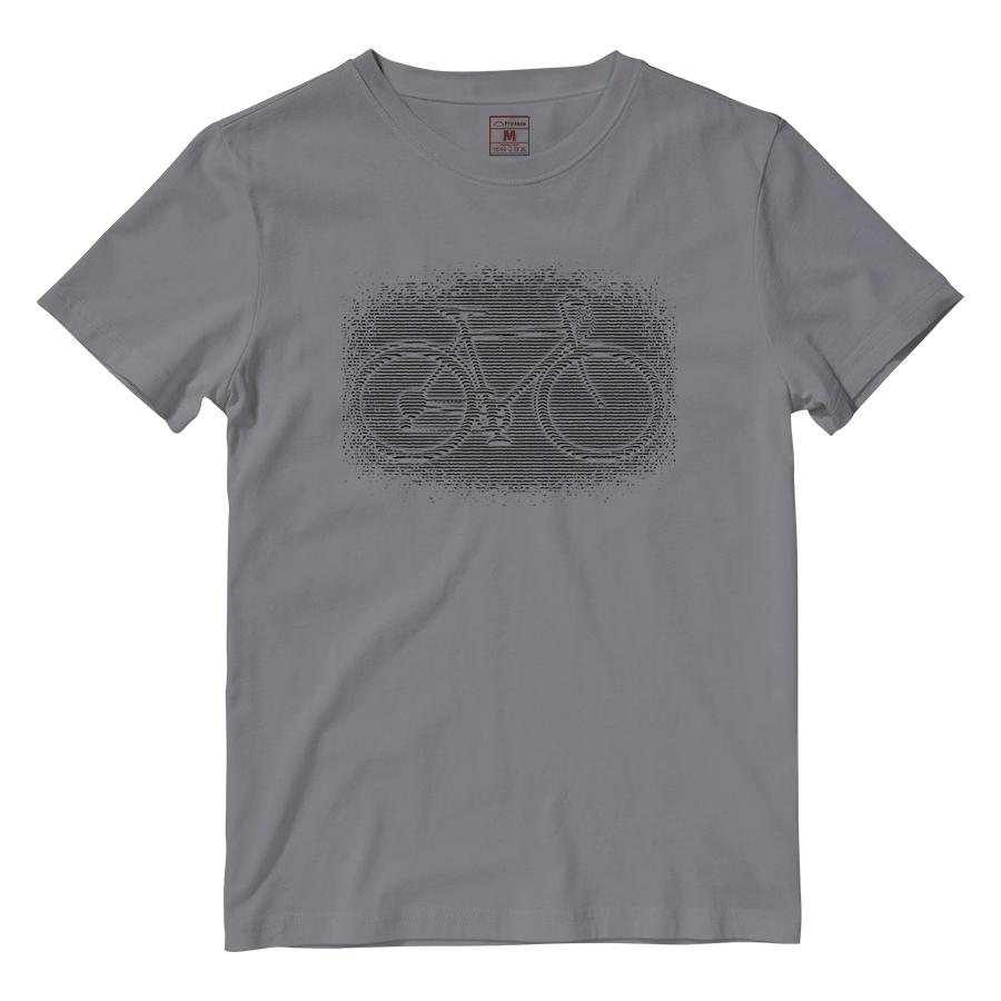 Cotton Shirt: Bike Illusion