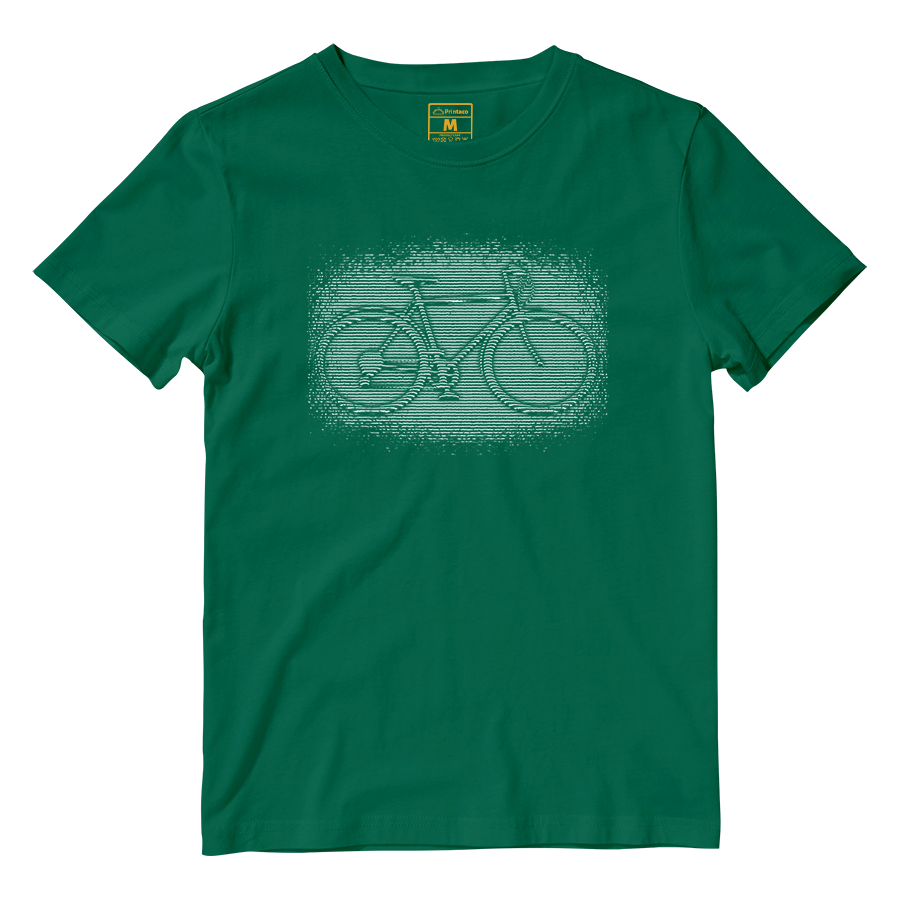 Cotton Shirt: Bike Illusion