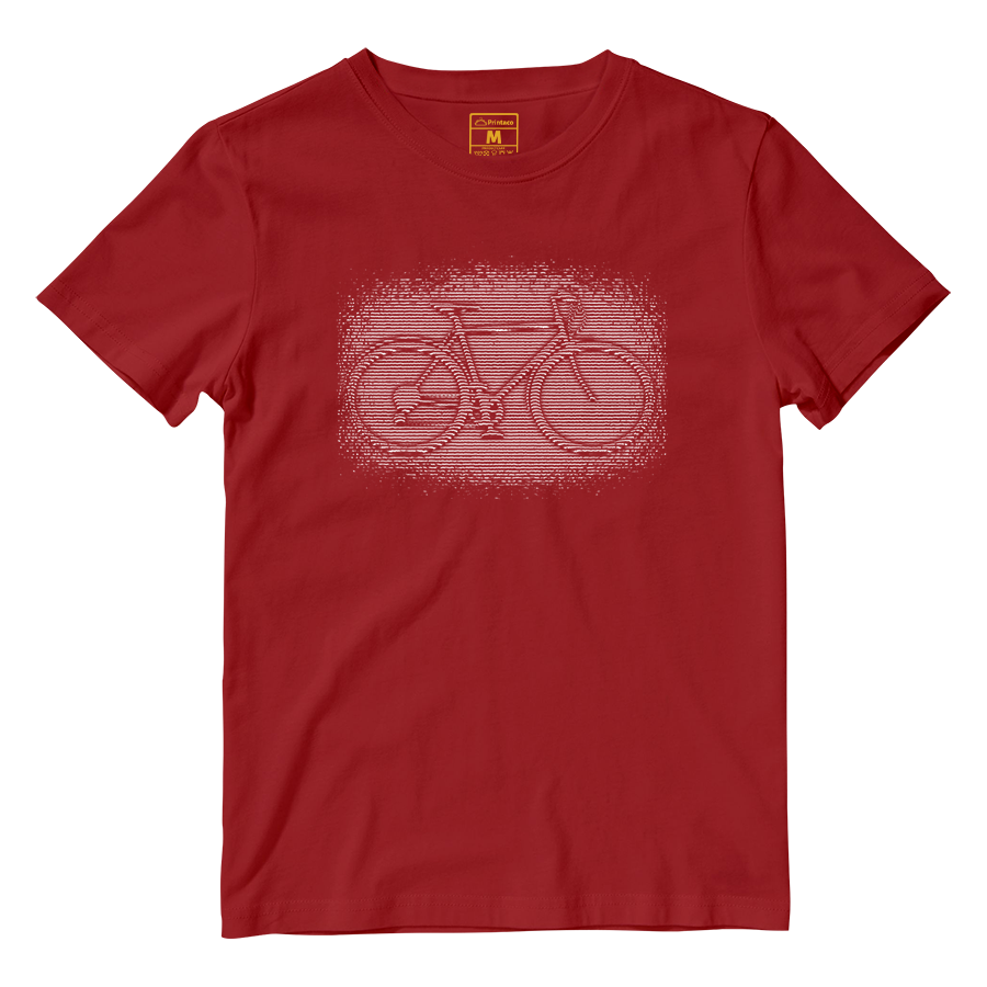 Cotton Shirt: Bike Illusion