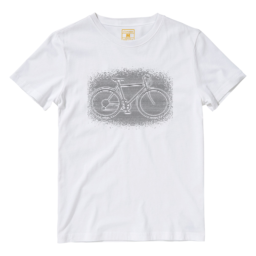 Cotton Shirt: Bike Illusion