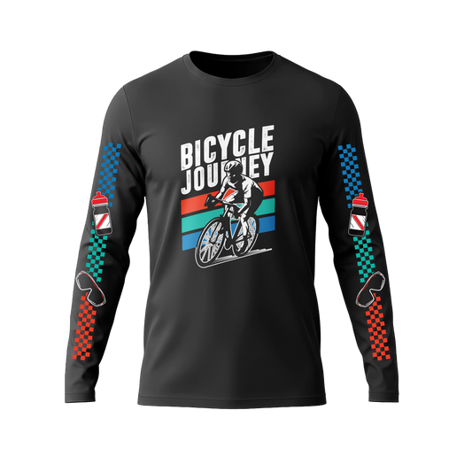 Long Sleeve Drifit Shirt: Bike Journey