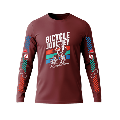Long Sleeve Drifit Shirt: Bike Journey