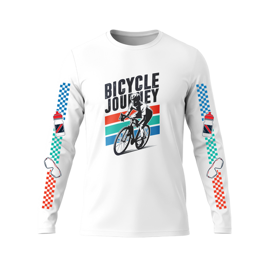 Long Sleeve Drifit Shirt: Bike Journey