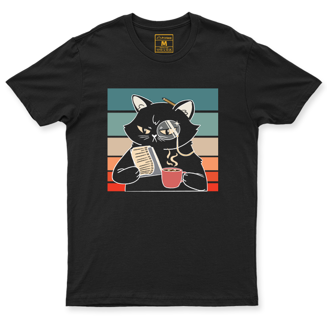 C. Spandex Shirt: Black Cat Coffee